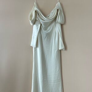 Fashion Nova Cream Maxi Dress